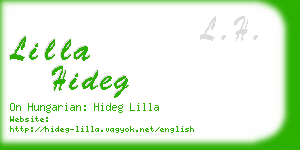 lilla hideg business card